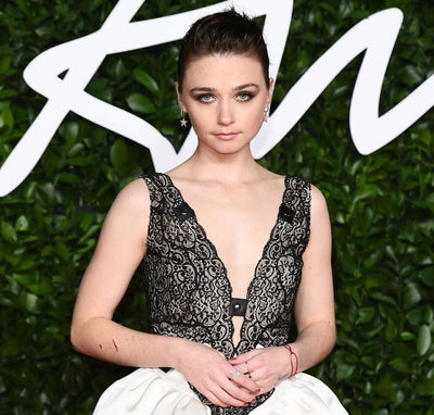 Jessica Barden seen at The Fashion Awards 2019 with our Star Light Collection